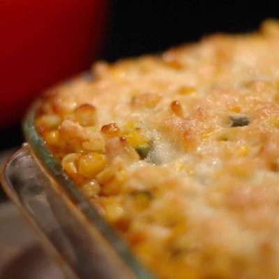 A picture of Chili-Corn Casserole with Polenta