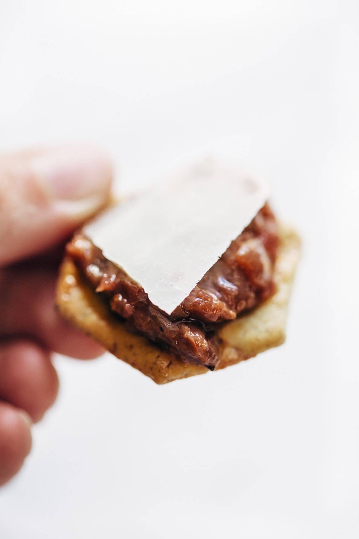 Caramelized Shallot and Grape Chutney! Made with shallots, grapes, red wine, cinnamon, bourbon, and vinegar. So good with plate of crispy crackers! | pinchofyum.com Caramelized Shallot and Grape Chutney! Made with shallots, grapes, red wine, cinnamon, bourbon, and vinegar. So good with plate of crispy crackers! | pinchofyum.com