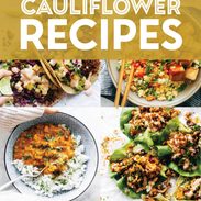 Magical cauliflower recipes in a collage.