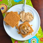 A picture of Peanut Butter Dark Chocolate Hummus