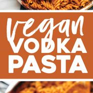 Vegan vodka pasta.